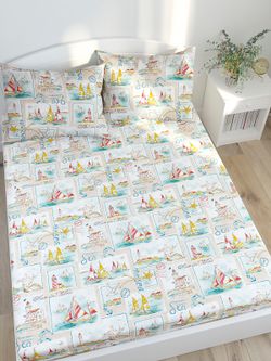 Простынь Сказка "Витамин Sea" 240х215 см, перкаль