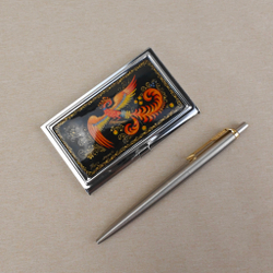 Набор подарочный "Жар-птица" с ручной росписью в футляре