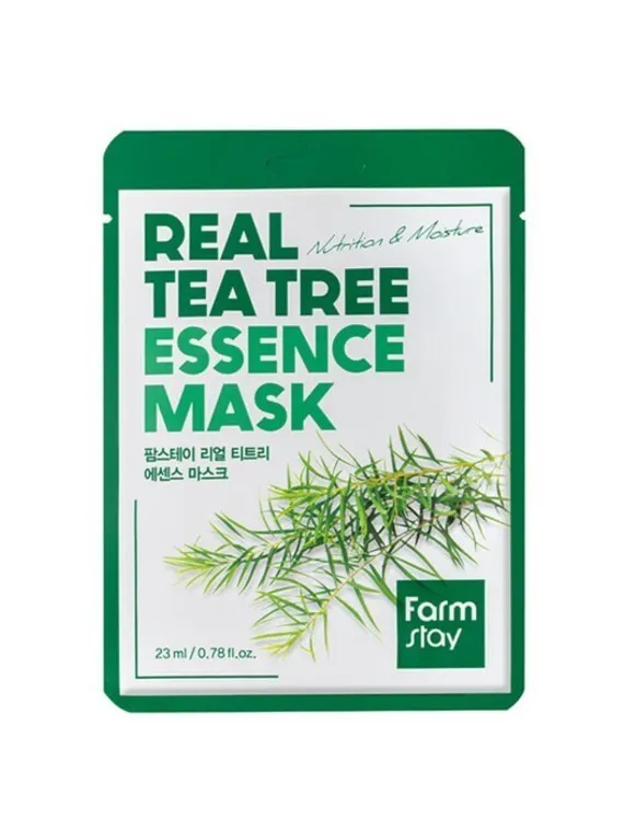Маска тканевая для лица с экстрактом чайного дерева FarmStay Real Tea Tree Essence Mask, 23 мл