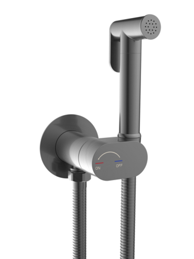 Гигиенический душ WeltWasser  HIGI R01 GG 10000013655 латунь  Брашированная оружейная сталь