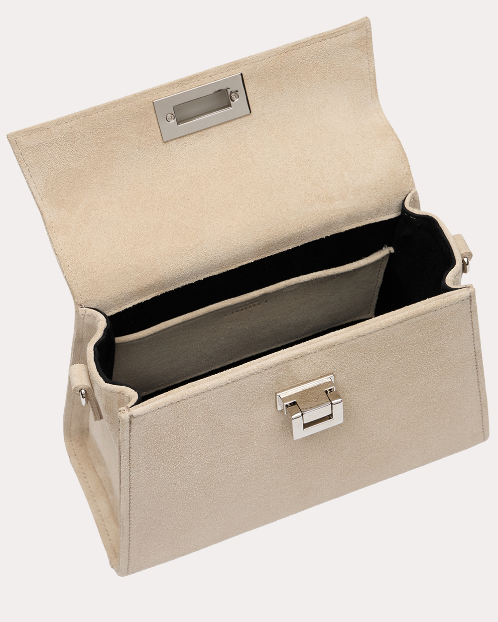 СУМКА "22" БЕЖЕВАЯ ЗАМША