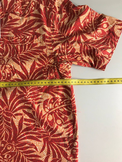 Рубашка Cotton club цветастая, маркировка S, визуально на 44/46 размер