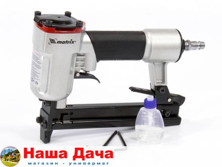 Степлер пневматический для прямоугольных скоб от 10 до 22 мм// Matrix