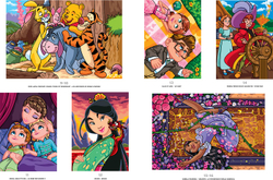 Hachette раскраска по номерам Coloriages mystères -/Francuski Grands classiques Tome 13