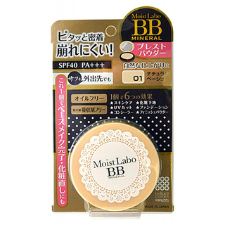 Meishoku Пудра компактная минеральная(тон1,натуральный беж) - Moisto-labo bb mineral powder, 15г