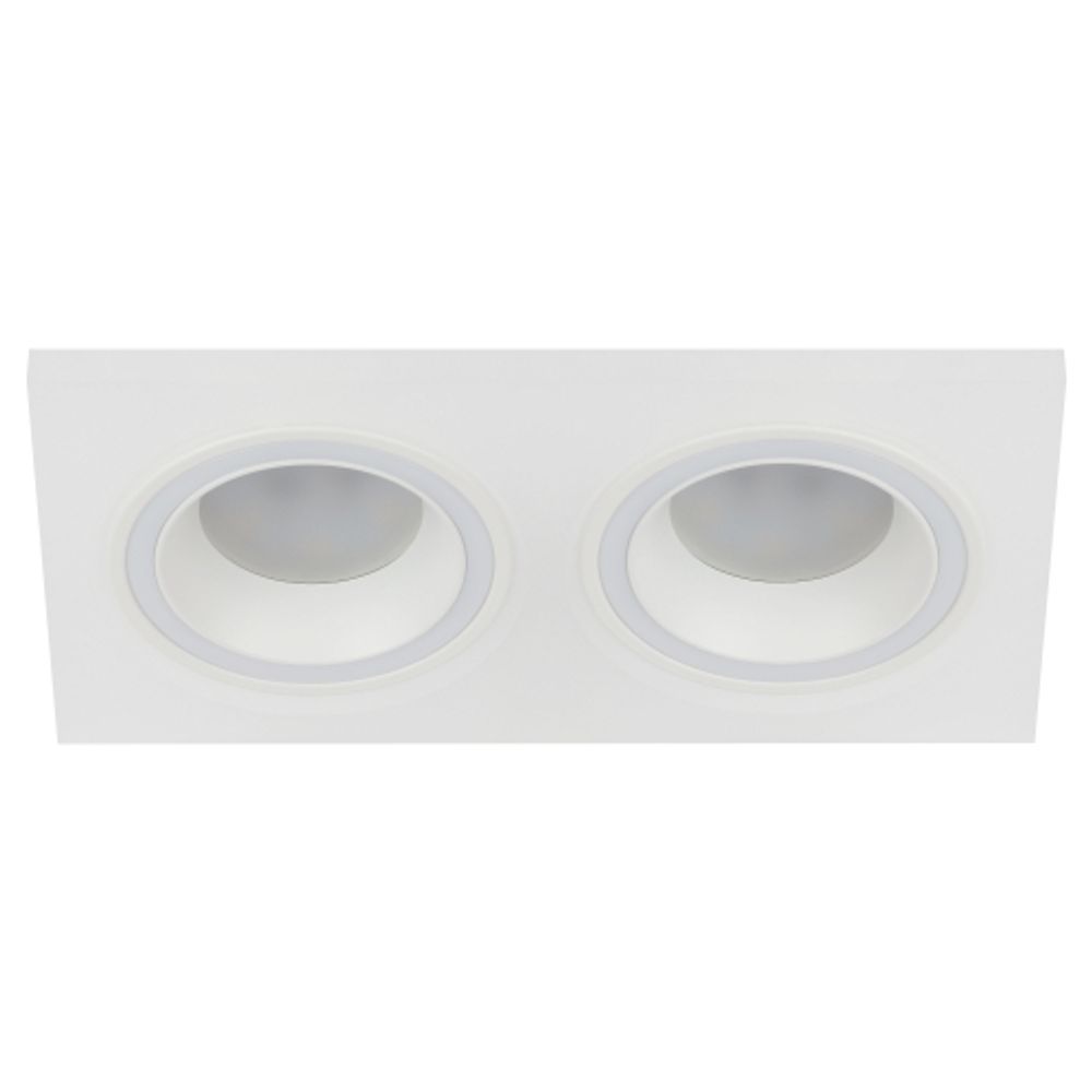 Встраиваемый светильник декоративный ЭРА DK92 WH MR16/GU5.3 белый | Декоративные встраиваемые светильники