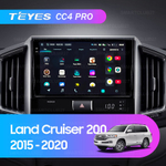 Teyes CC4 Pro 9" для Toyota Land Cruiser 200 2015-2020