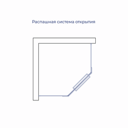 Душевой уголок RGW PA-82B (Тонированное, 1000x1000)