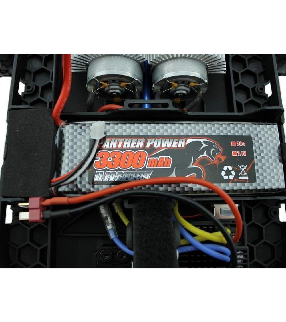 Радиоуправляемый монстр Remo Hobby Dinosaurs Master TWINS MOTOR (красный) 4WD 2.4G 1/8 RTR
