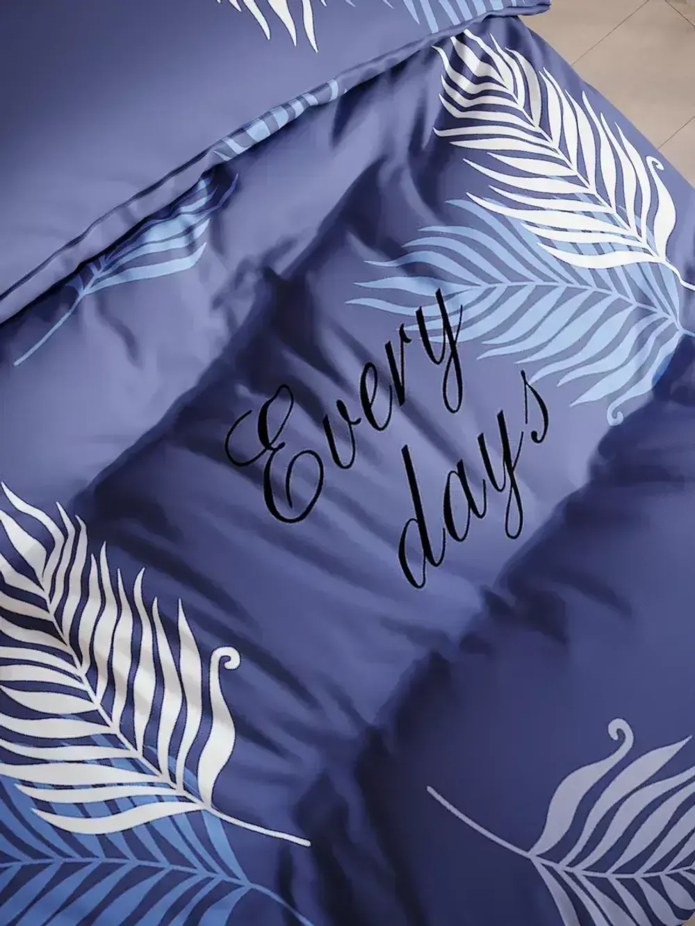 Наволочка комплект 2шт Полисатин Мечта "Павлина" 50x70 см на молнии