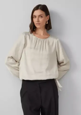 Атласная блузка Black Label