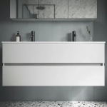 Тумба с раковиной Sancos Urban UR120-2W белый глянец