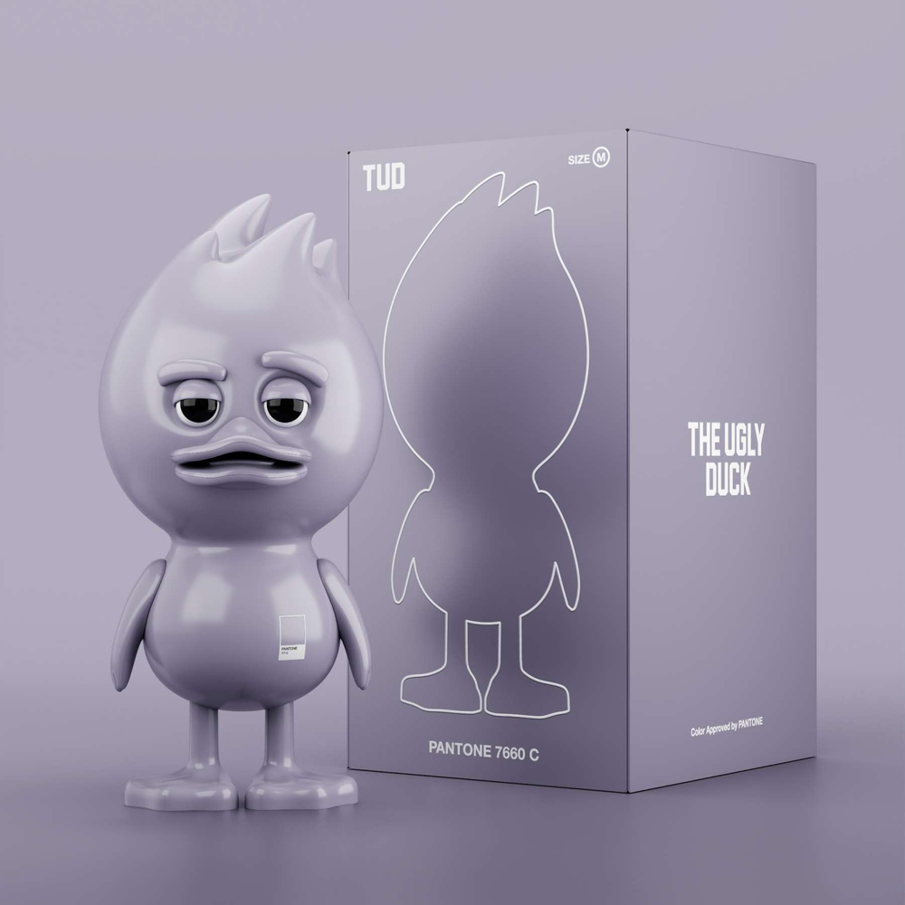 TUD TOY The Ugly Duck x PANTONE PANTONE 7660С СТАТУЭТКА ДЕКОРАТИВНАЯ, M