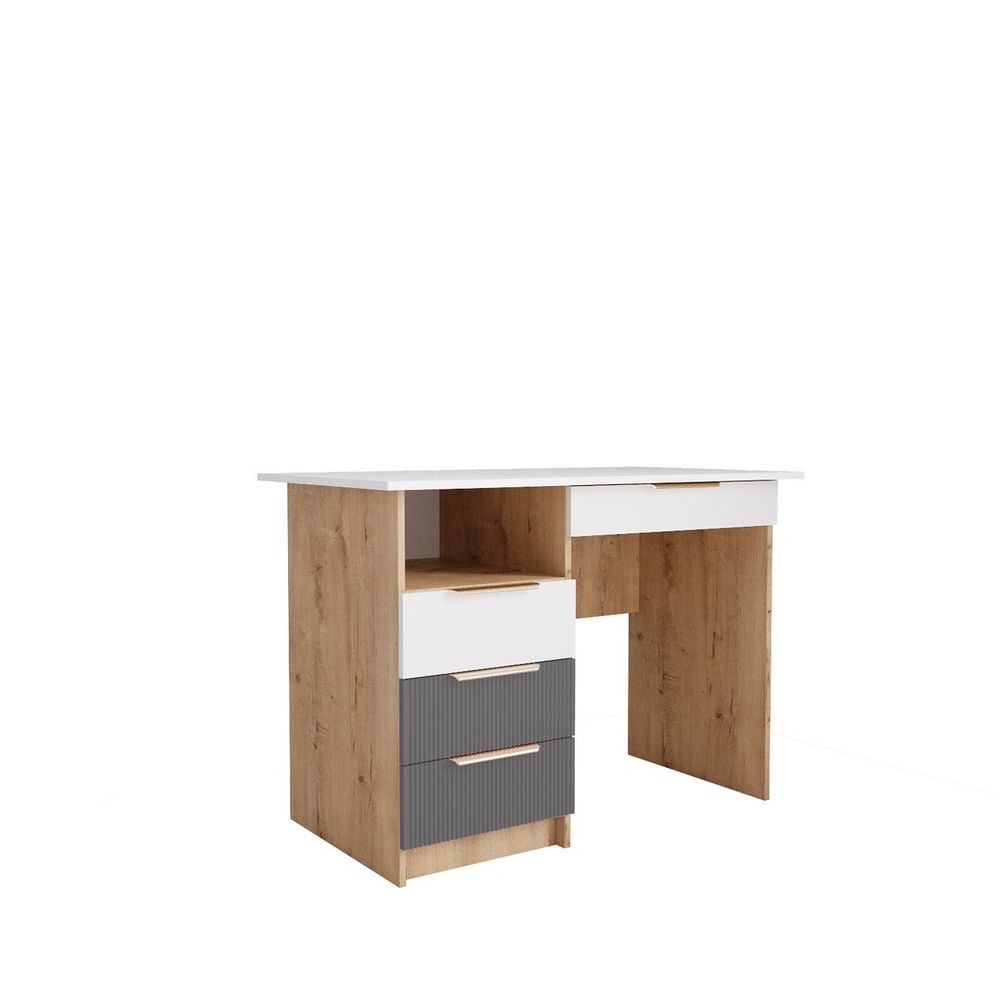 Стол письменный Лавис СТД 1070.1 (Дуб бунратти/Графит софт)