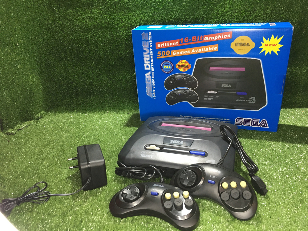 Игровая приставка Sega Mega Drive 2, 16Bit, 364 игры (4 игры с повторами!!!)