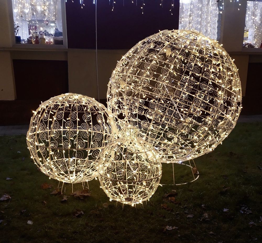 светящаяся фигура "Шар ажурный"