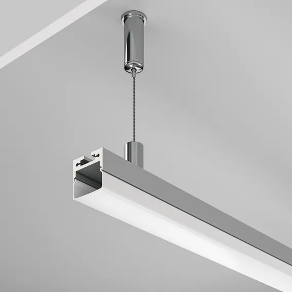 Алюминиевый профиль накладной-подвесной 20x20 (Серебро, 2 м), ALM-2020B-S-2M Led Strip alm-2020b-s-2m