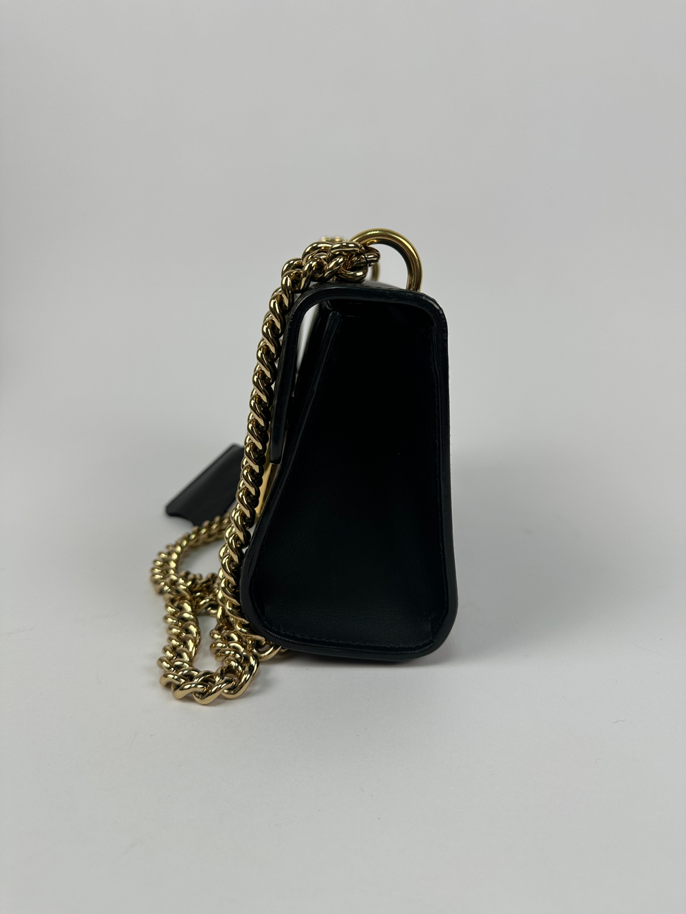 Сумка Gucci Black Leather Small Padlock