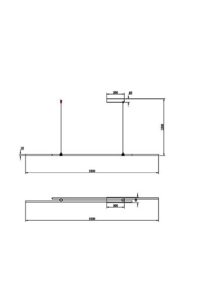 Подвесной светодиодный светильник Maytoni Halo MOD005PL-L48BSK
