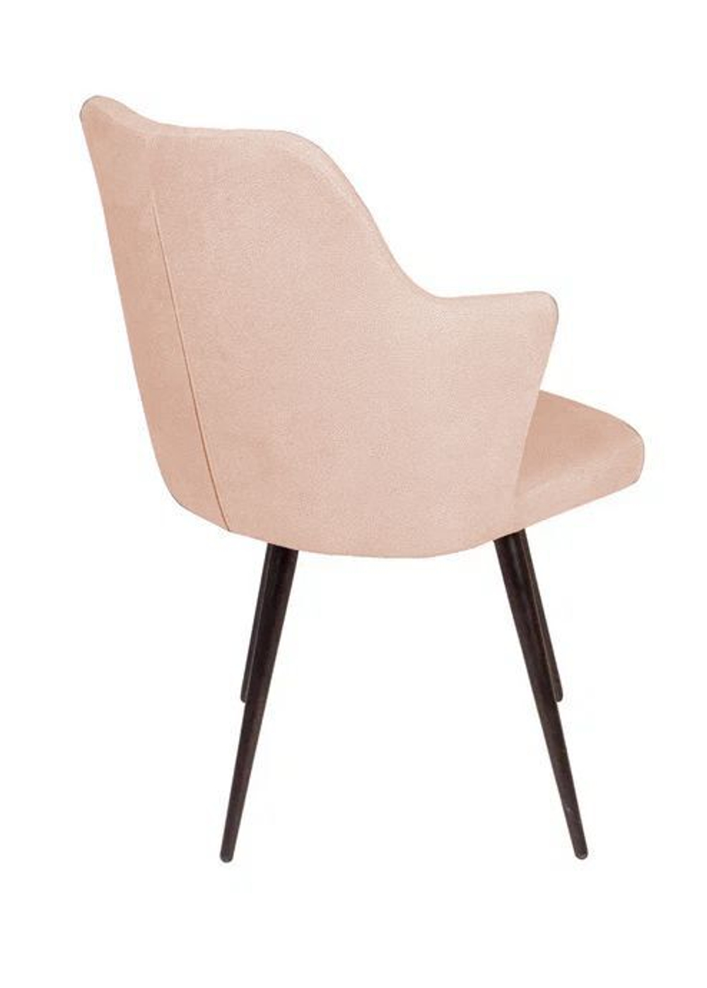 Стул поворотный на 90 градусов, функция возврата, антишум Hunt ромб, бархат бежевый 5 / чёрный конус