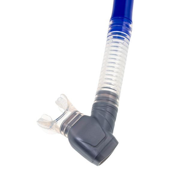 Трубка Marlin Dry Flap Blue/Trans