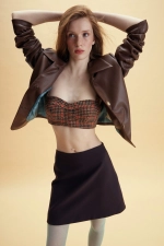 Юбка мини «Amélie» слива