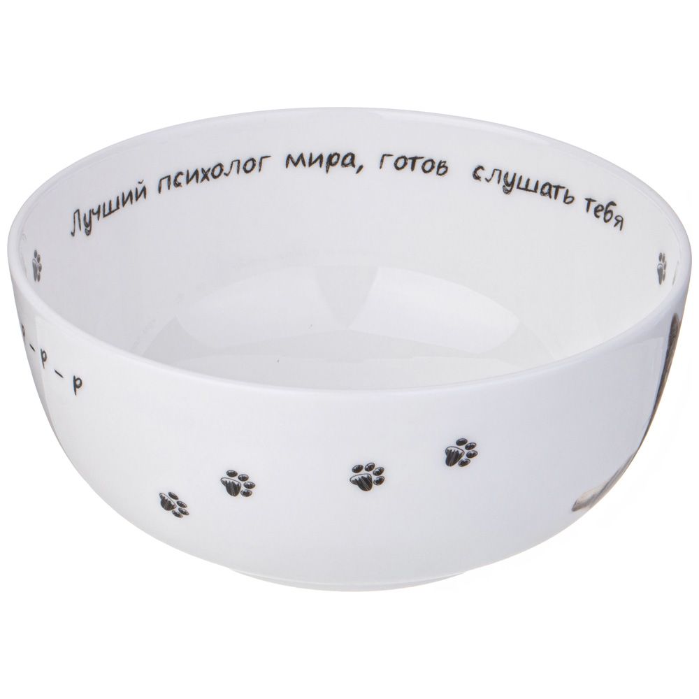 САЛАТНИК-ТАРЕЛКА СУПОВАЯ LEFARD "БЕРИ КОТА" 750 МЛ 15,5*6,5 СМ (КОР=36ШТ.)