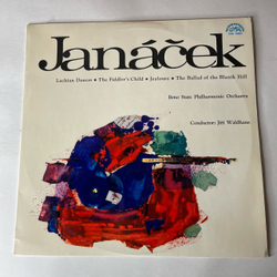 Винтажная виниловая пластинка LP Janacek Леош Яначек, Lachian Dances, The Fiddler's Child, Jealousy, The Ballad Of Blanik Hill (Чехословакия 1968)