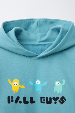 ZARA ХУДИ FULL GUYS ©, ЗЕЛЕНОВАТО-СИНИЙ