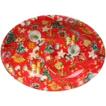 Поднос пластиковый «Новогоднее подарки» 34*26см