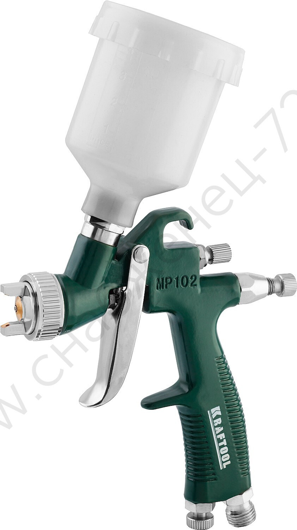 KRAFTOOL AIRKRAFT MINI, HVLP, 1 мм, пневматический краскопульт с верхним бачком (06565-1.0)