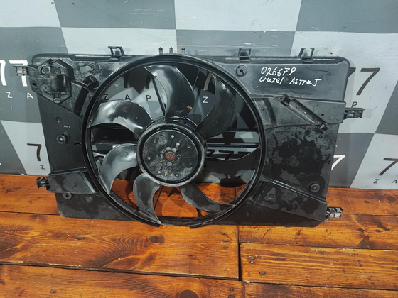 Вентилятор радиатора с диффузором Chevrolet Cruze 09-15 Б/У Оригинал 3135103785