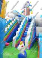 Коммерческий батут "Космические зверята" 16*8*7 м