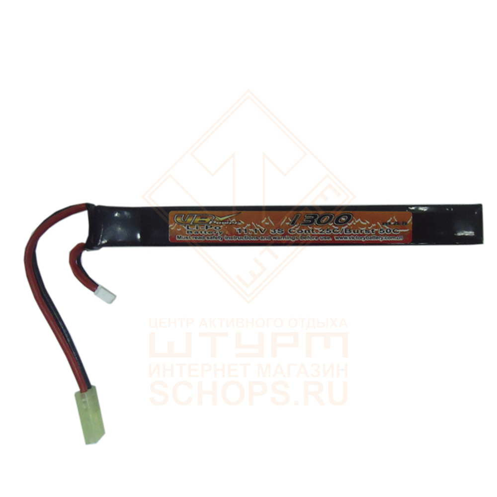 Аккумулятор VBPower LiPo 11.1 V 1300 mAh 25C АК-тип