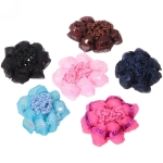 Сетка на пучок «Ballet style - Блеск», микс 6 цветов, d-10см