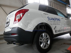 Фаркоп оцинкованный Galia S129C для Ssang Yong New Actyon 2011-(паспорт и сертификат в комплекте)(без электрики)