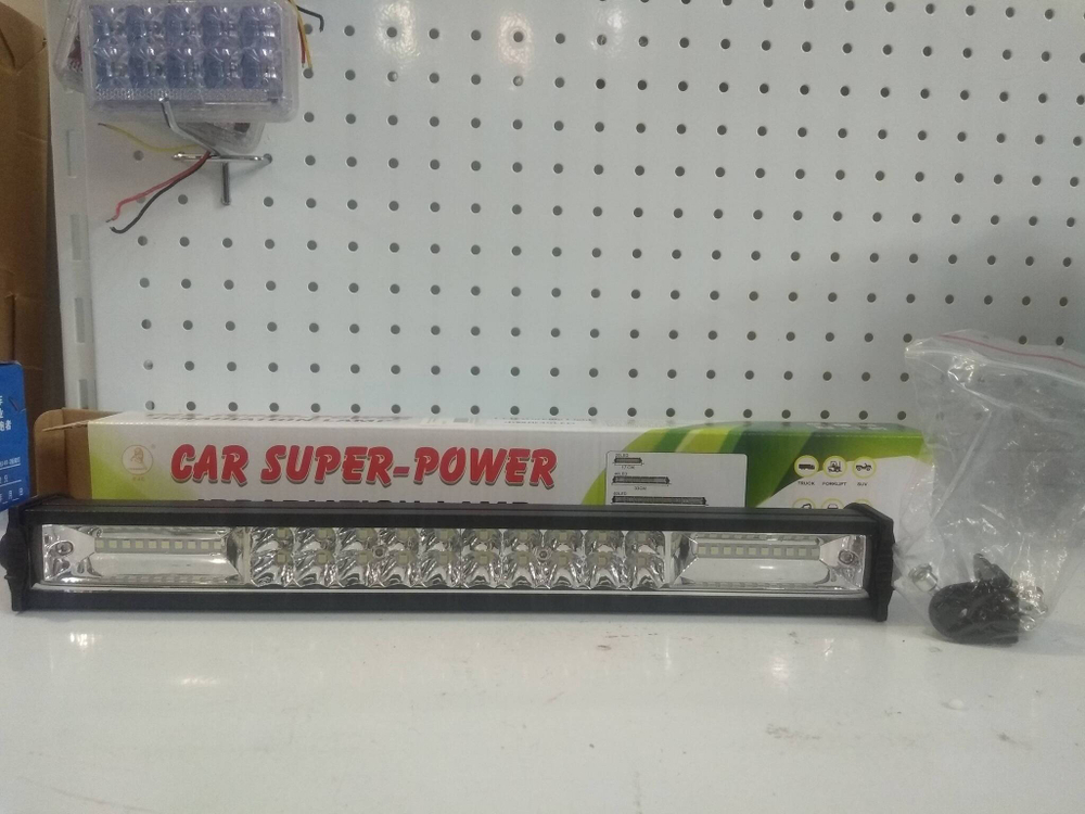 40 LED / Светодиодная балка, 40 LED, 33 см, дальний свет, серия: Ледок (1 шт.) =