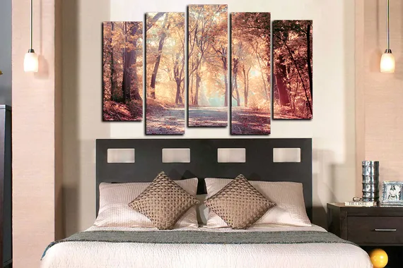 Модульная картина "Тенистая роща"