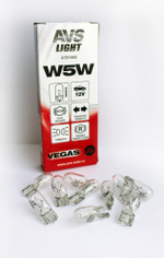 ЛАМПА AVS VEGAS 12V. W5W(W2,1X9,5D) A78166S
