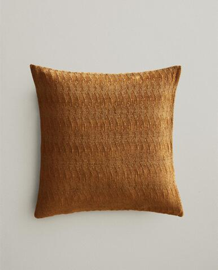 Zara Home наволочка декоративная из хлопка, охра, 45x45 см