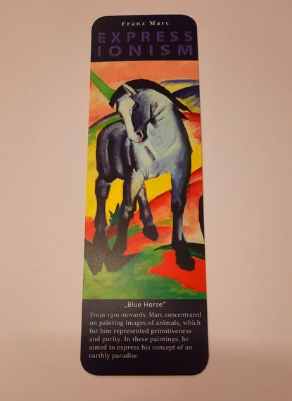 Əlfəcin \ Закладки \ Bookmark  Expressionism &quot;Blue horse&quot;
