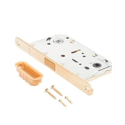 Замок с магнитной защелкой CODE DECO 5300-MC-WC-GMS ЦЕНТР МАГН под завертку сатинированное золото