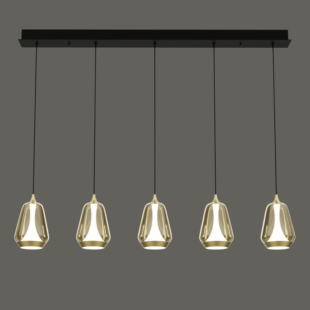 Подвесной светильник MD24001011-5B brass/champagne