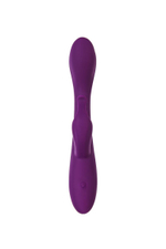 Фиолетовый вибратор-кролик G-Spotter - 19,5 см. (Цвет: фиолетовый)