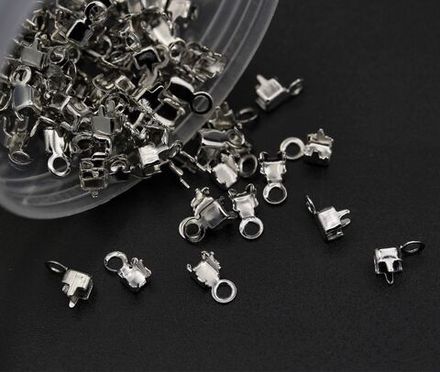 Концевик 3,5мм на стразовую цепочку 2,5мм