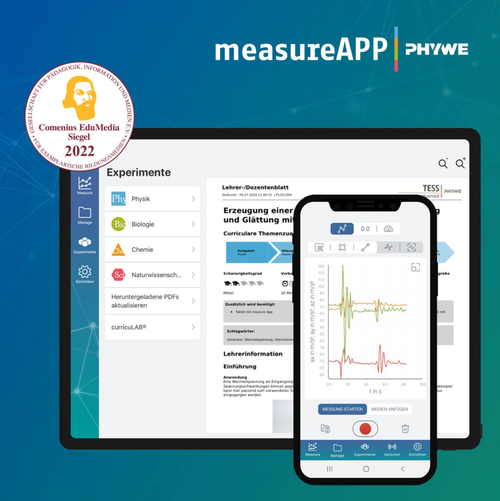 PHYWE measureAPP - бесплатное программное обеспечение