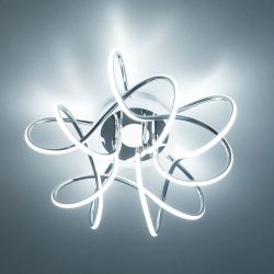 Citilux Джемини Смарт CL229A151E RGB Умная люстра Хром