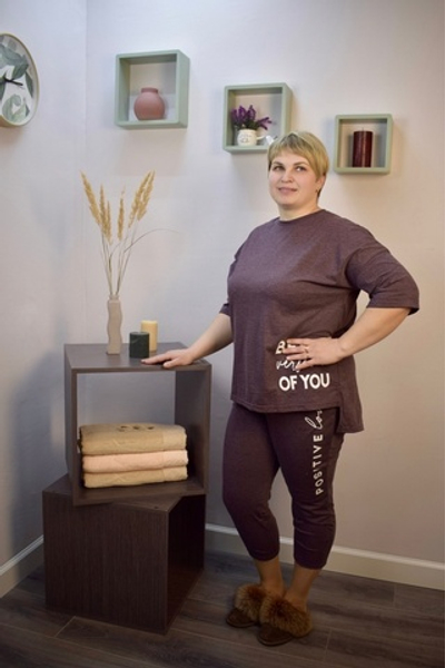 Пижама женская "565 К.П" бриджи (Дарья)