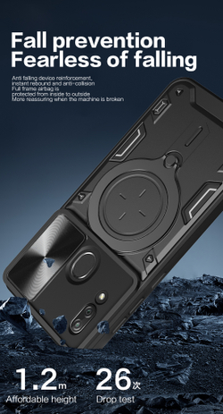 Чехол с кольцом Big Ring Case для ZTE Blade V10 Vita