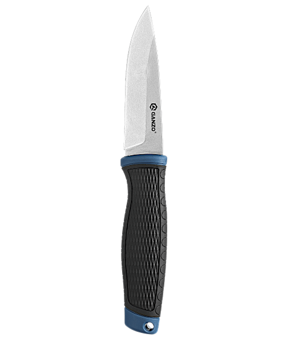 Нож Ganzo G806-BL черный с синим 8CR14